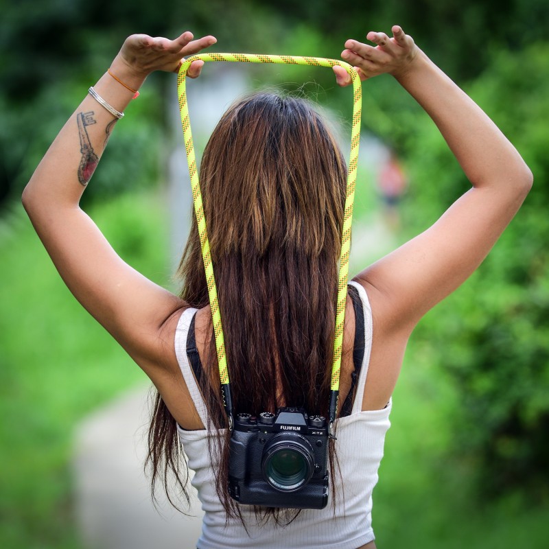 CSR Pattern Rope Camera Strap (France Beal Static Rope)